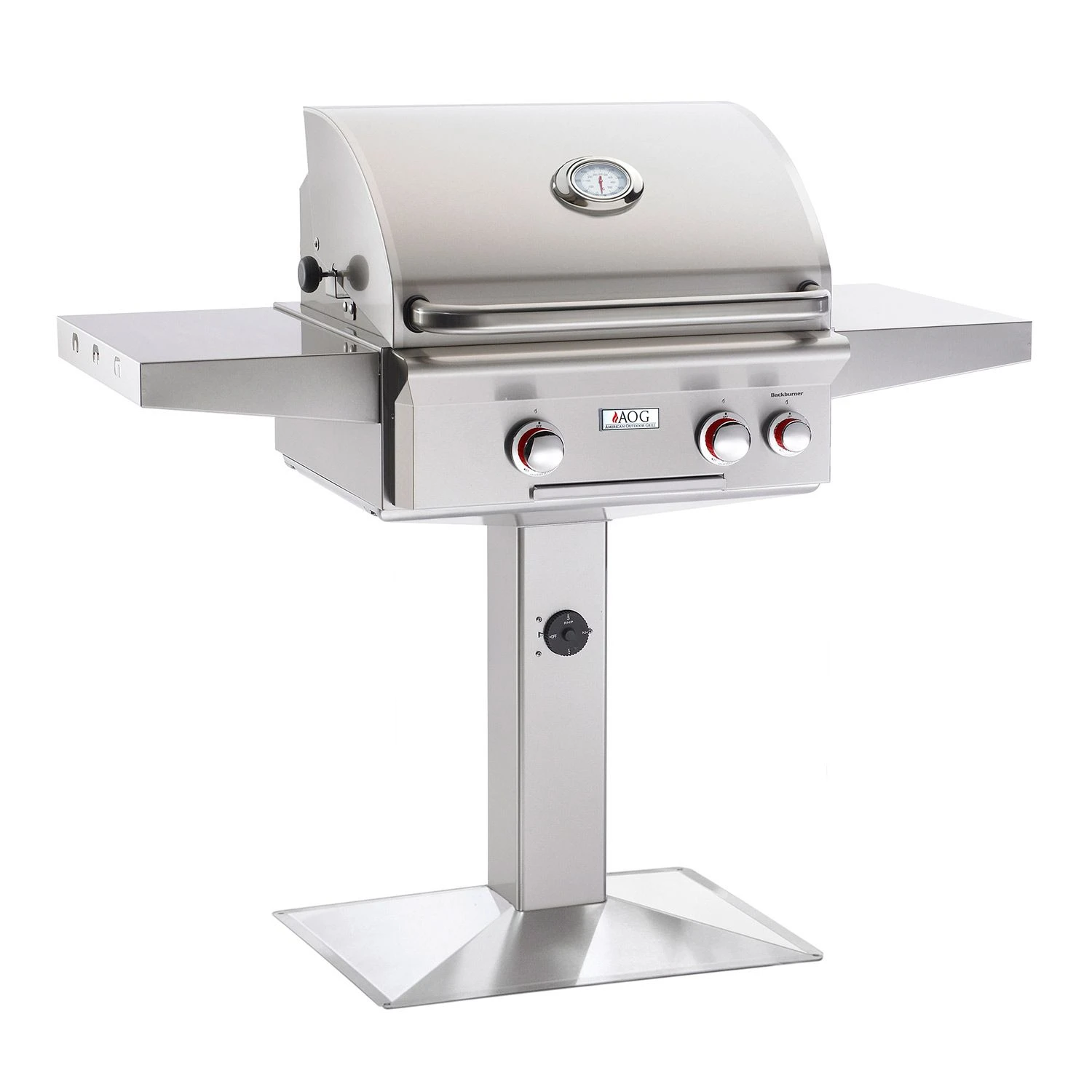 American Outdoor Grill T-Series 24 Inch Gas Grill On Pedestal 1 American Outdoor Grill T-Series 24 Inch Gas Grill On Pedestal