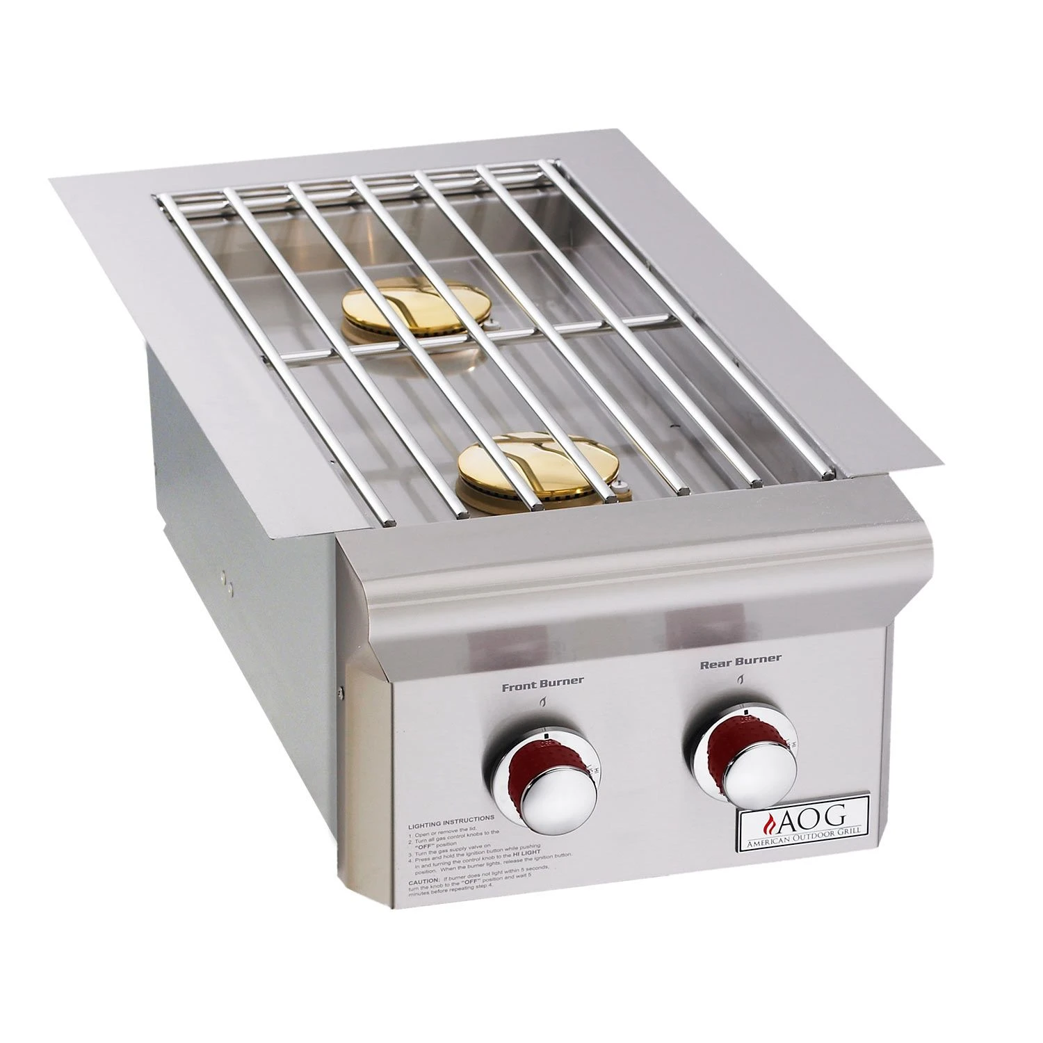 American Outdoor Grill T-Series Built-In Double Side Burner 1 American Outdoor Grill T-Series Built-In Double Side Burner