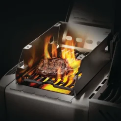 Napoleon 71301 Large Side Burner Windshield And Skewer Rack -Kitchen Grill Shop 71301 d 06 22