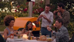 Alfa 5 Pizze 47-Inch Gas Pizza Oven On Black Cart -Kitchen Grill Shop 717529193 8