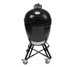 Primo CRH-177308 Round Ceramic Charcoal Kamado Grill Head On Wheeled Cradle