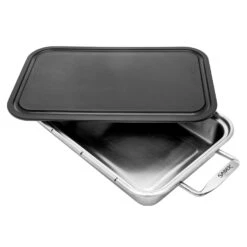 Saber A00AA7018 Stainless Steel Roasting Pan With Cutting Board -Kitchen Grill Shop a00aa7018 c 02 20