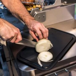 Saber A00AA7018 Stainless Steel Roasting Pan With Cutting Board -Kitchen Grill Shop a00aa7018 ls a 02 20