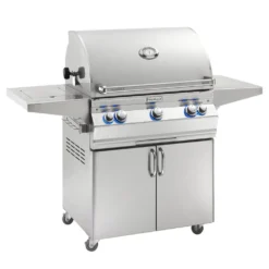 Fire Magic A660s Aurora Gas Grill On Cart With Single Side Burner