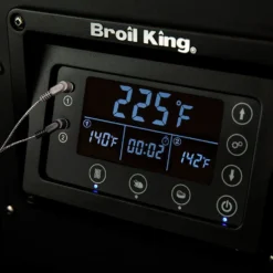 Broil King 493051 Crown Pellet 400 Smoker And Grill -Kitchen Grill Shop bk baron pellet controlpanel smoke a 06 20 1