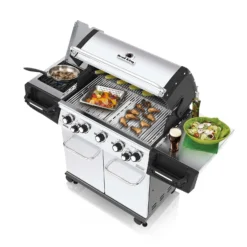 Broil King REG-S590P Regal S590 Pro 5-Burner Freestanding Grill With Side Burner, 32-Inches -Kitchen Grill Shop bk regals590pro c 06 20