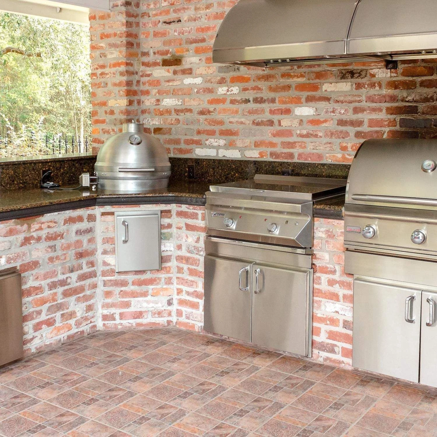 Blaze BLZ-20-KAMADO Cast Aluminum Kamado Grill 3 Blaze BLZ-20-KAMADO Cast Aluminum Kamado Grill - Image 3