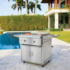 Blaze Cart For Premium LTE Griddle 11 Blaze Cart For Premium LTE Griddle -Kitchen Grill Shop blz griddle cart sc g 03 23