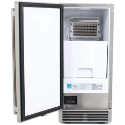 Blaze BLZ-ICEMKR-50GR Outdoor Ice Maker With Gravity Drain, 15-inches -Kitchen Grill Shop blz icemkr 50gr b