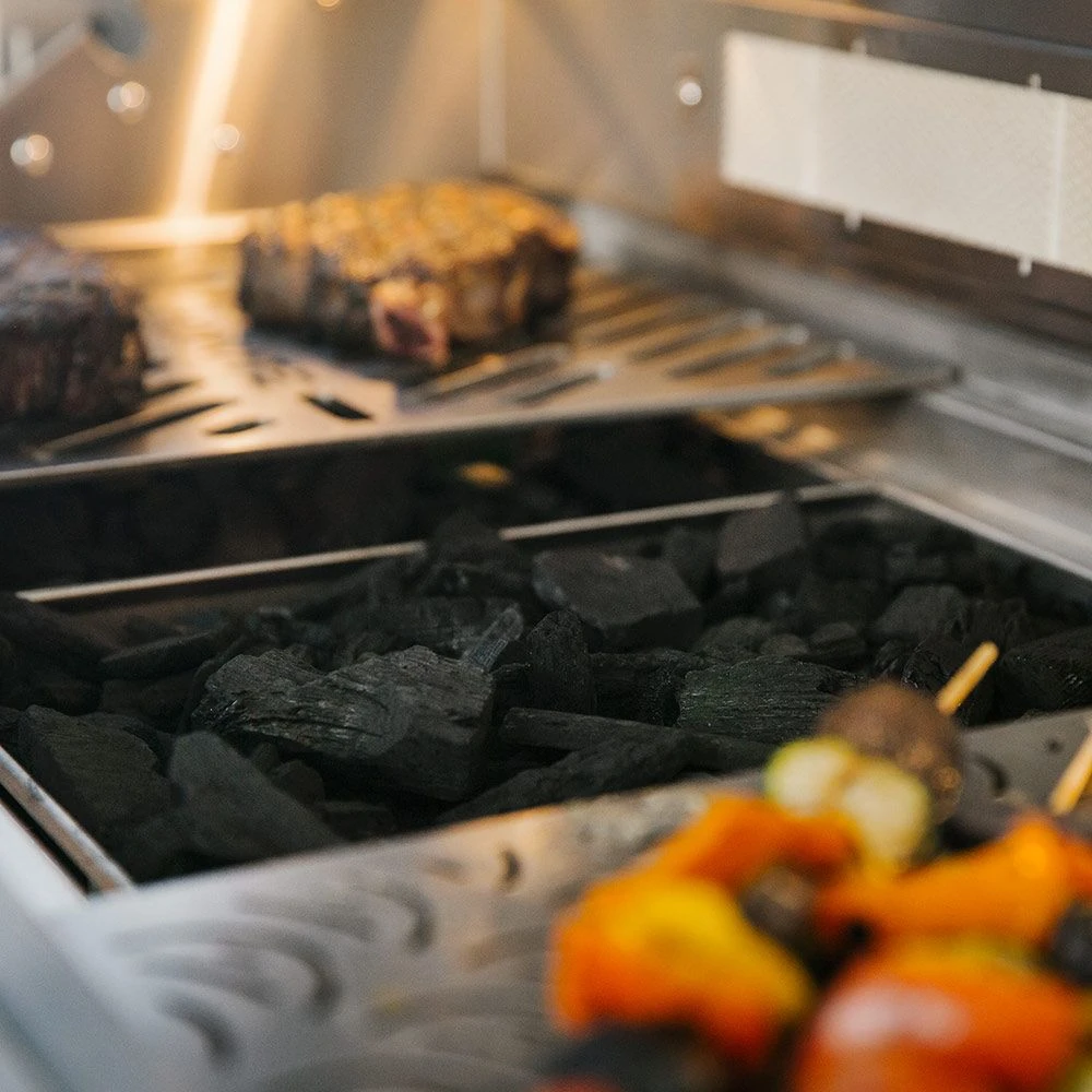 Coyote Stainless Steel Freestanding Gas & Charcoal Combo Grill, 50-Inch (C1HY50-CT) 5 Coyote Stainless Steel Freestanding Gas & Charcoal Combo Grill, 50-Inch (C1HY50-CT) - Image 5