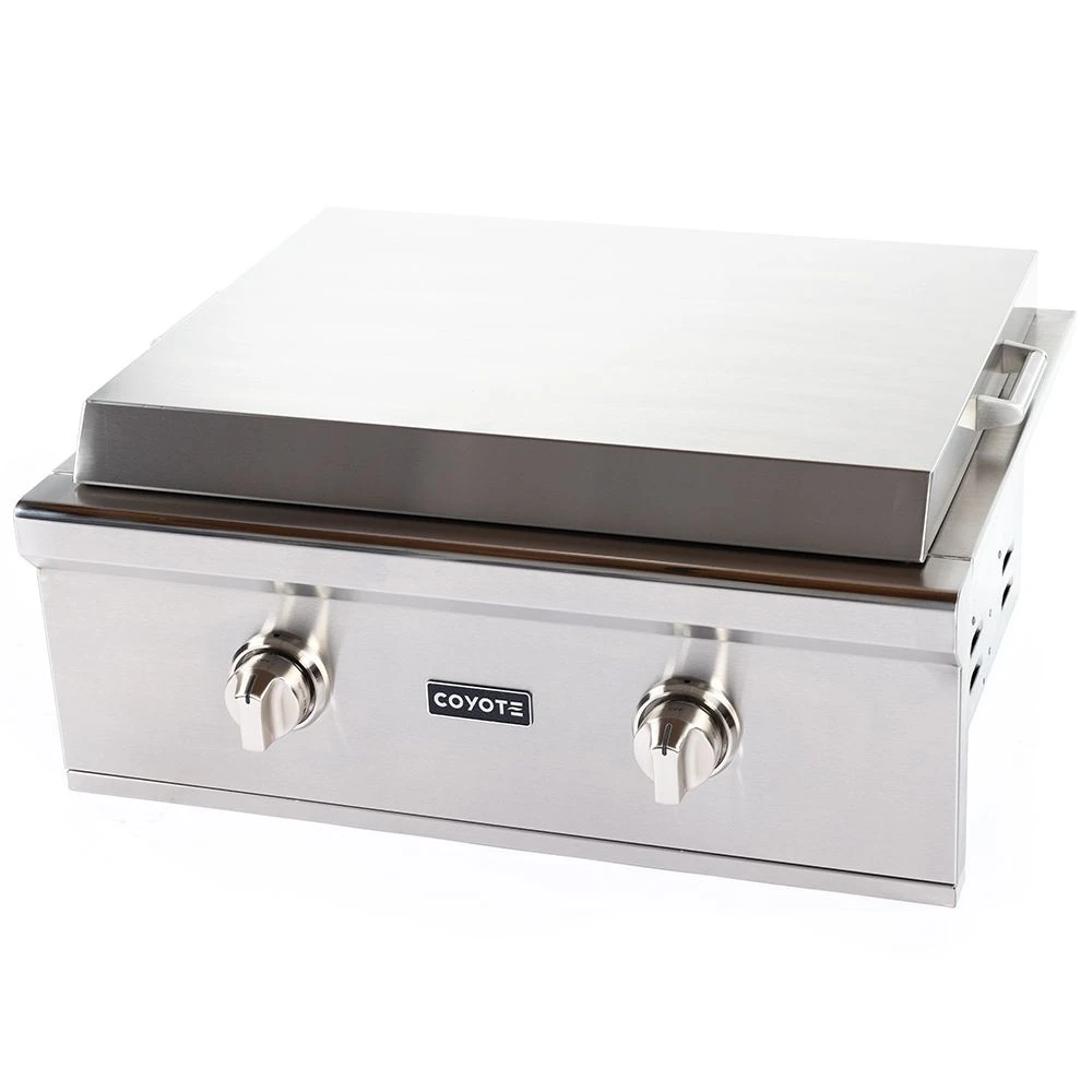 Coyote Stainless Steel Built-In Flat Top Gas Griddle, 30-Inch (C1FTG30) 2 Coyote Stainless Steel Built-In Flat Top Gas Griddle, 30-Inch (C1FTG30) - Image 2