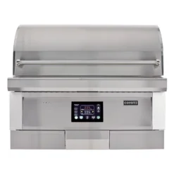 Coyote Stainless Steel Built-In Pellet Grill, 36-Inch (C1P36)