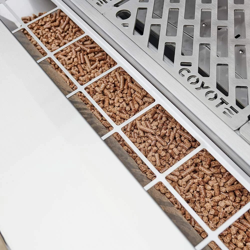 Coyote Stainless Steel Built-In Pellet Grill, 28-Inch (C1P28) 3 Coyote Stainless Steel Built-In Pellet Grill, 28-Inch (C1P28) - Image 3