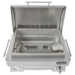 Coyote Stainless Steel Portable Grill, Propane (C1PORTLP) -Kitchen Grill Shop c1portlp d 07 21