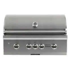 Coyote Stainless Steel Built-In Builder Gas Grill With Infrared Sear Burner And Rotisserie, 36-Inch (C1S36)