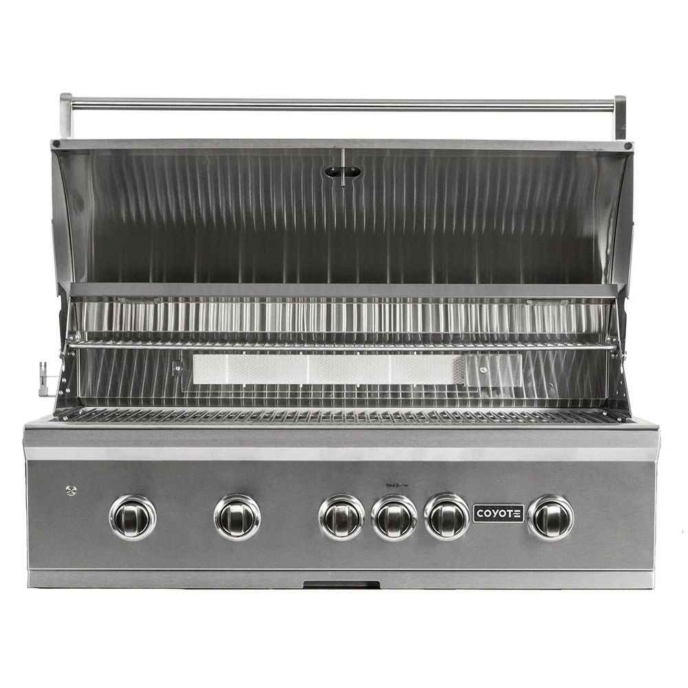 Coyote S-Series Stainless Steel Built-In Gas Grill With Infrared Sear Burner & Rotisserie, 42-Inch (C2SL42) 2 Coyote S-Series Stainless Steel Built-In Gas Grill With Infrared Sear Burner & Rotisserie, 42-Inch (C2SL42) - Image 2