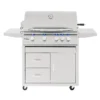 Summerset SIZPRO32-CART-SIZ32 Sizzler Pro Series Gas Grill On Deluxe Cart, 32-Inch