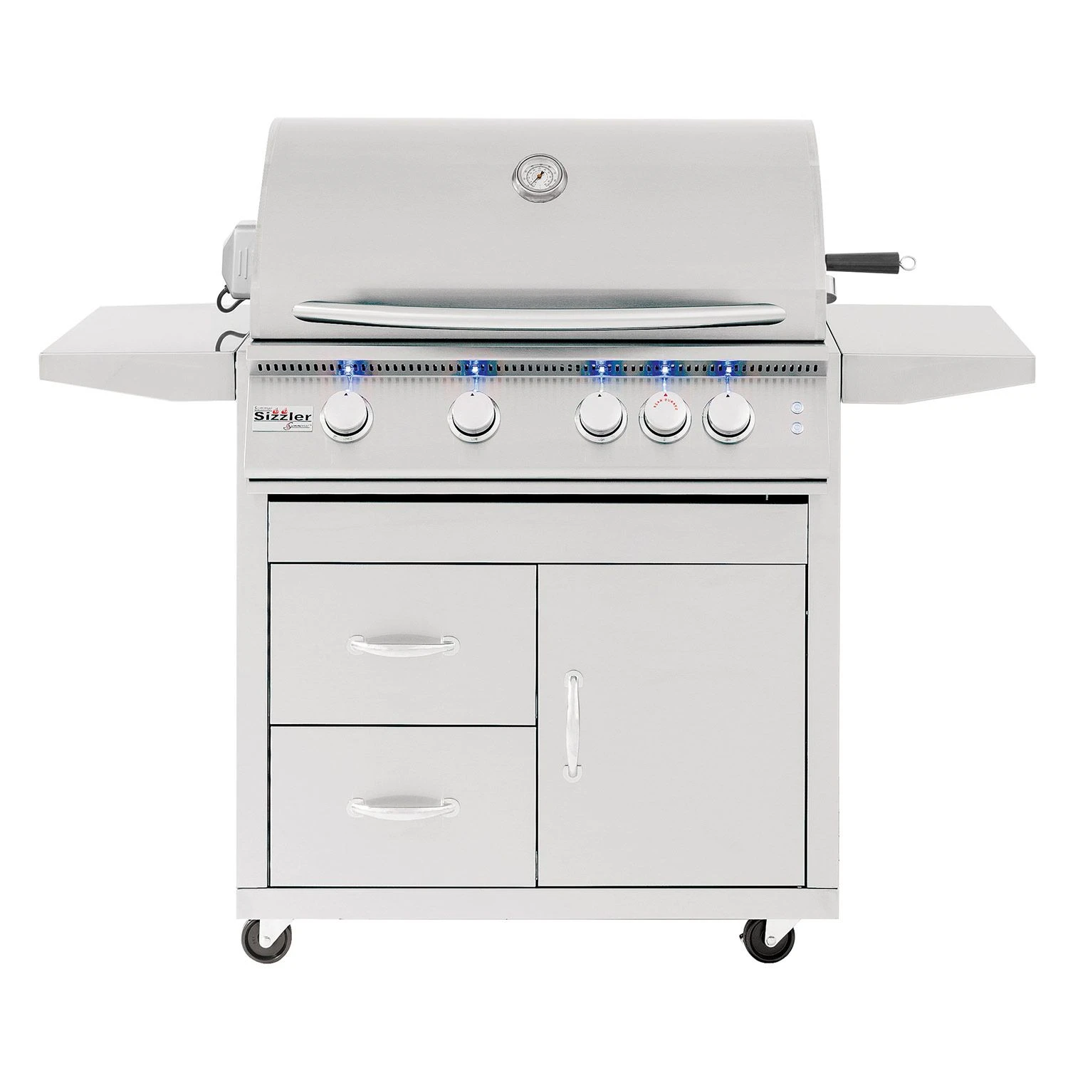 Summerset SIZPRO32-CART-SIZ32 Sizzler Pro Series Gas Grill On Deluxe Cart, 32-Inch 1 Summerset SIZPRO32-CART-SIZ32 Sizzler Pro Series Gas Grill On Deluxe Cart, 32-Inch