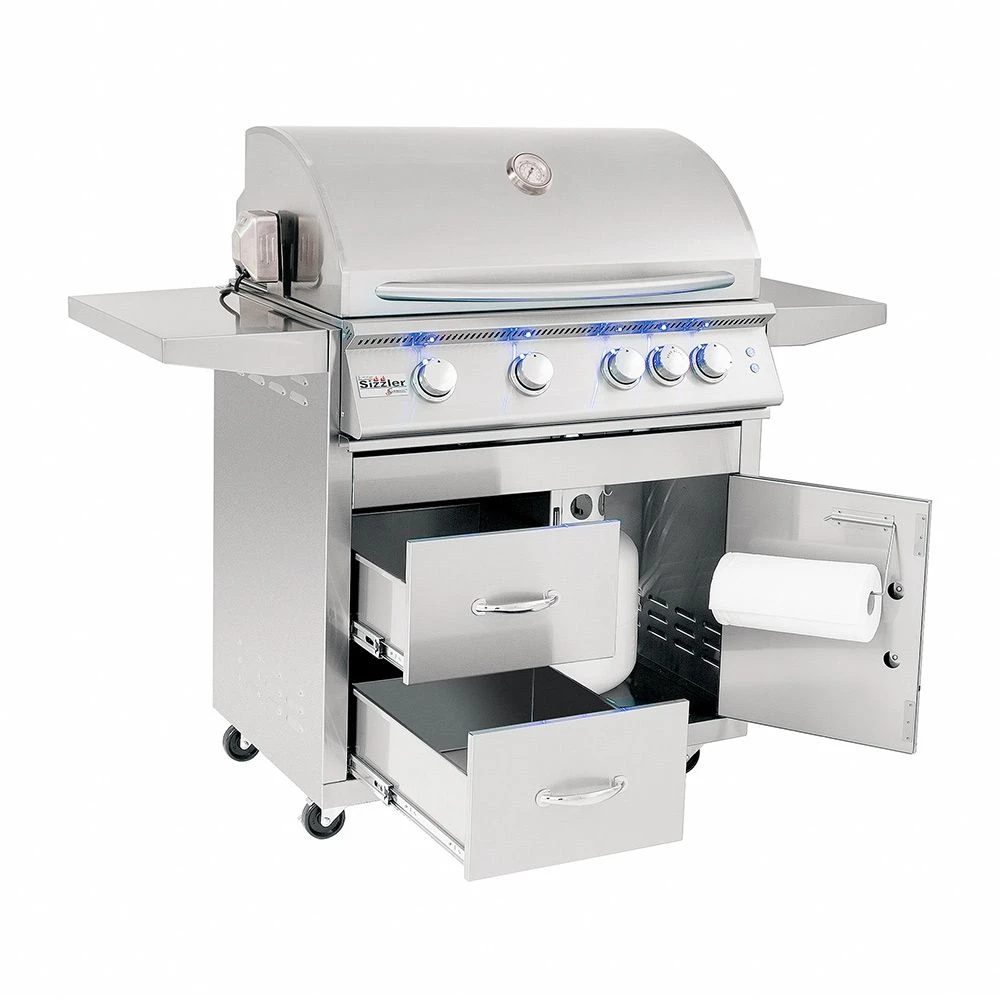 Summerset SIZPRO32-CART-SIZ32 Sizzler Pro Series Gas Grill On Deluxe Cart, 32-Inch 2 Summerset SIZPRO32-CART-SIZ32 Sizzler Pro Series Gas Grill On Deluxe Cart, 32-Inch - Image 2