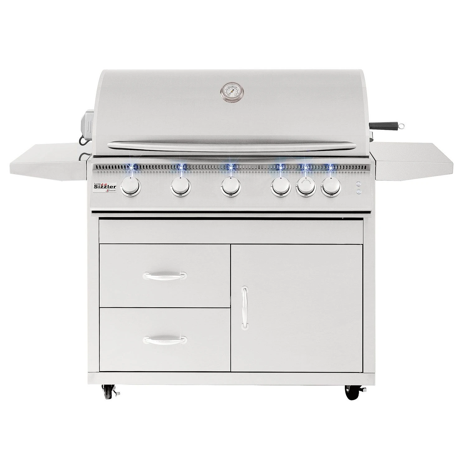 Summerset SIZPRO40-CART-SIZ40 Sizzler Pro Series Gas Grill On Deluxe Cart, 40-Inch 1 Summerset SIZPRO40-CART-SIZ40 Sizzler Pro Series Gas Grill On Deluxe Cart, 40-Inch