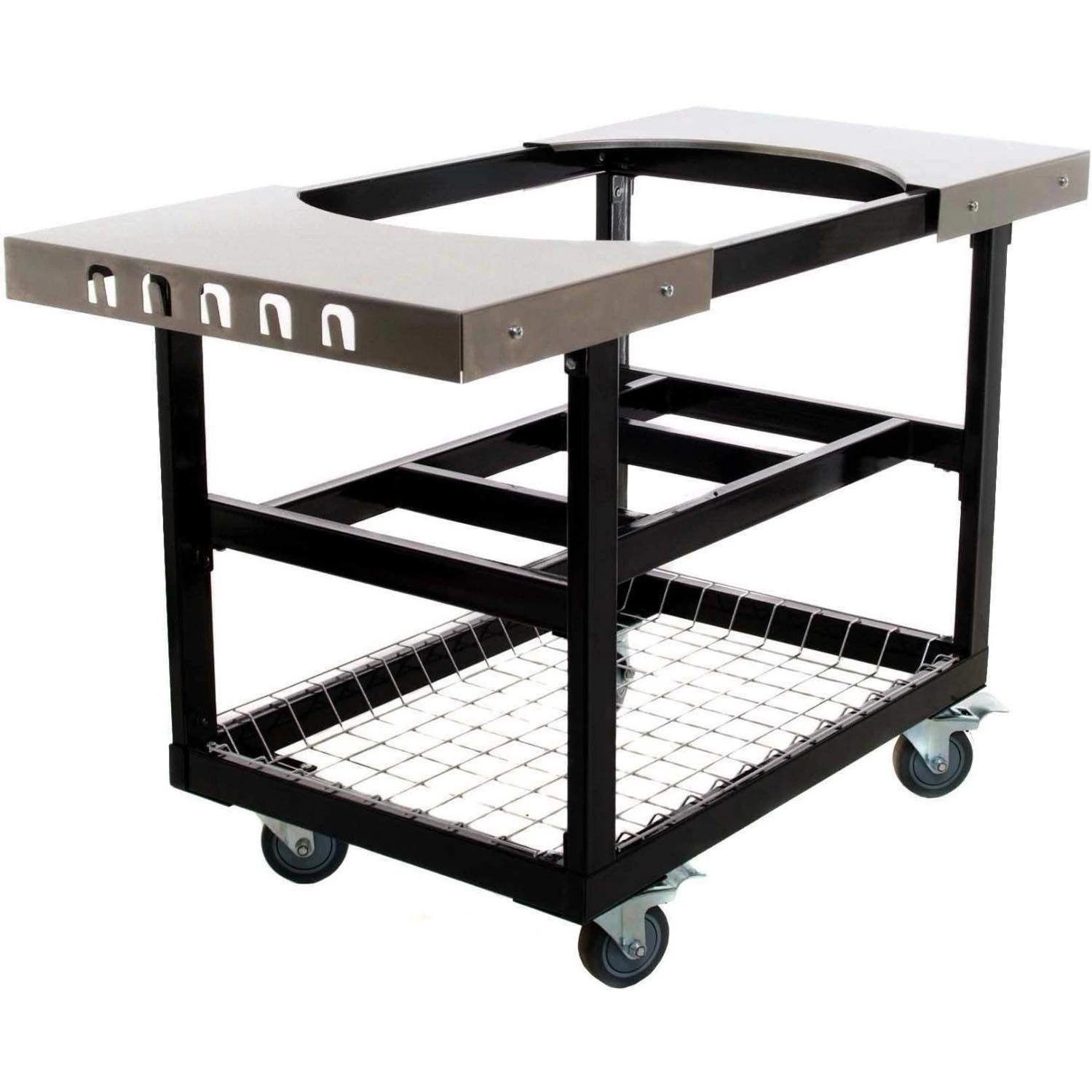 Primo Cart With Stainless Steel Side Shelves For Oval LG 300 & Oval XL 400 2 Primo Cart With Stainless Steel Side Shelves For Oval LG 300 & Oval XL 400 - Image 2