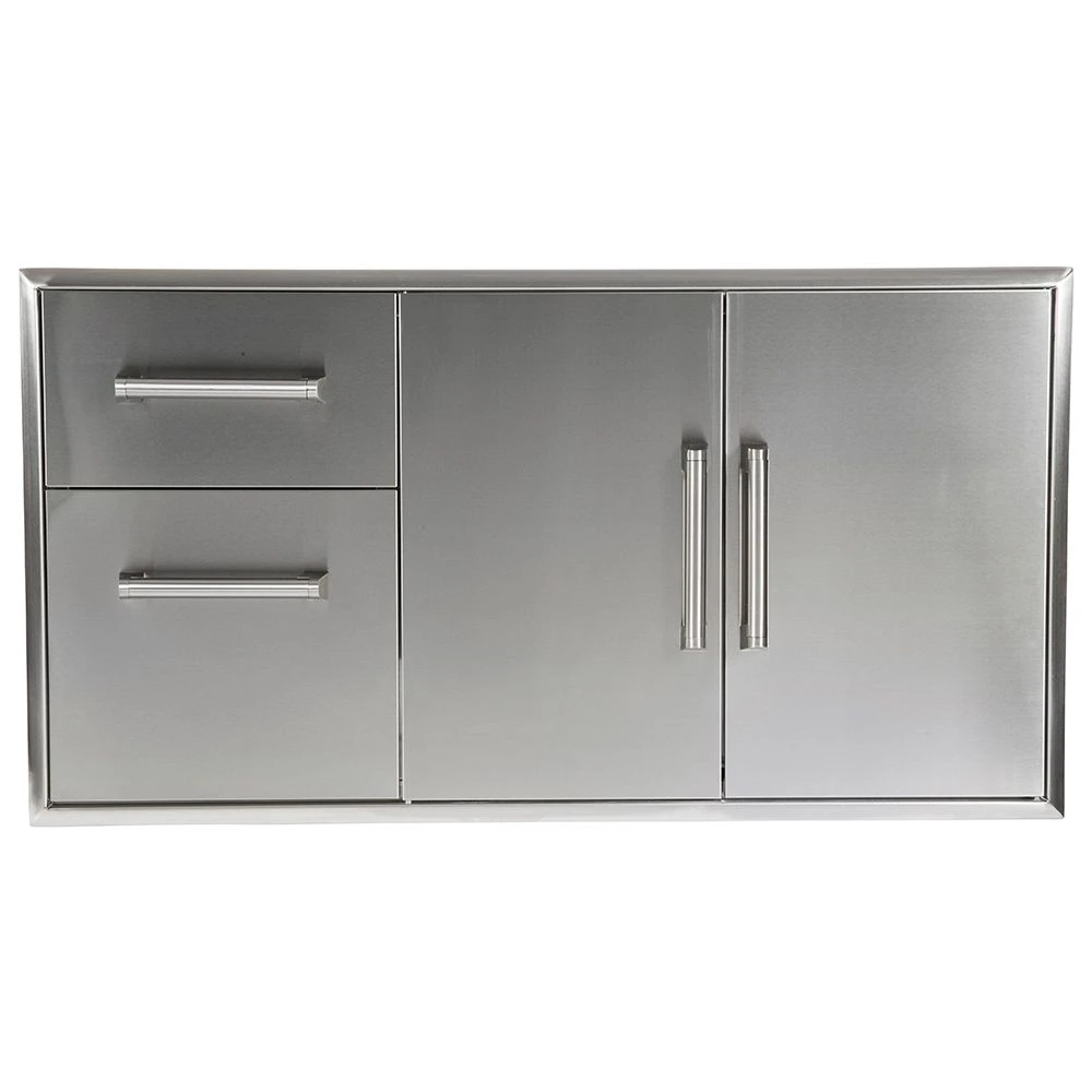 Coyote Stainless Steel Double Access Doors & Double Drawers Combo, 45.25x24-Inch (CCD-2DC) 1 Coyote Stainless Steel Double Access Doors & Double Drawers Combo, 45.25x24-Inch (CCD-2DC)