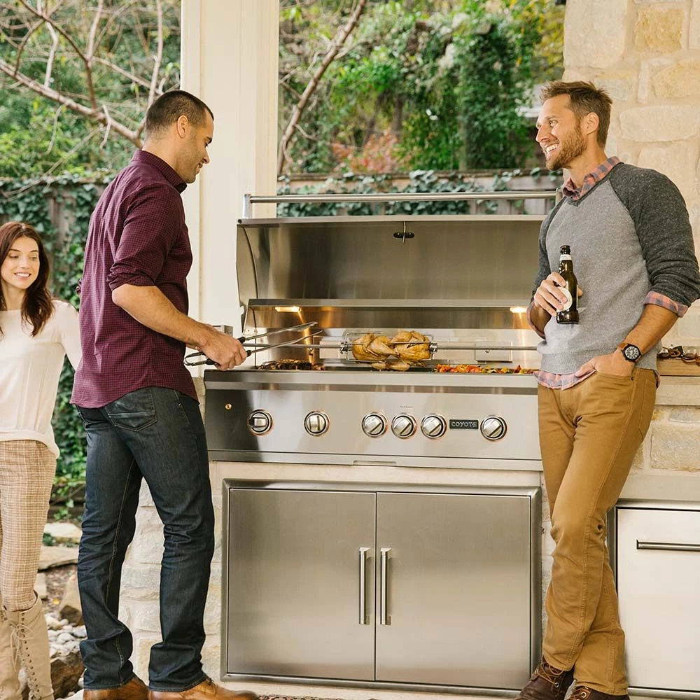 Coyote Stainless Steel Double Access Doors, 31-Inch (CDA2431) 4 Coyote Stainless Steel Double Access Doors, 31-Inch (CDA2431) - Image 4