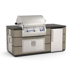 Fire Magic 77-Inch Outdoor Kitchen Island With 30-Inch Echelon Gas Grill, Refrigerator And Doors 10 Fire Magic 77-Inch Outdoor Kitchen Island With 30-Inch Echelon Gas Grill, Refrigerator And Doors -Kitchen Grill Shop e660ng 660s dlscl a 04 23 1