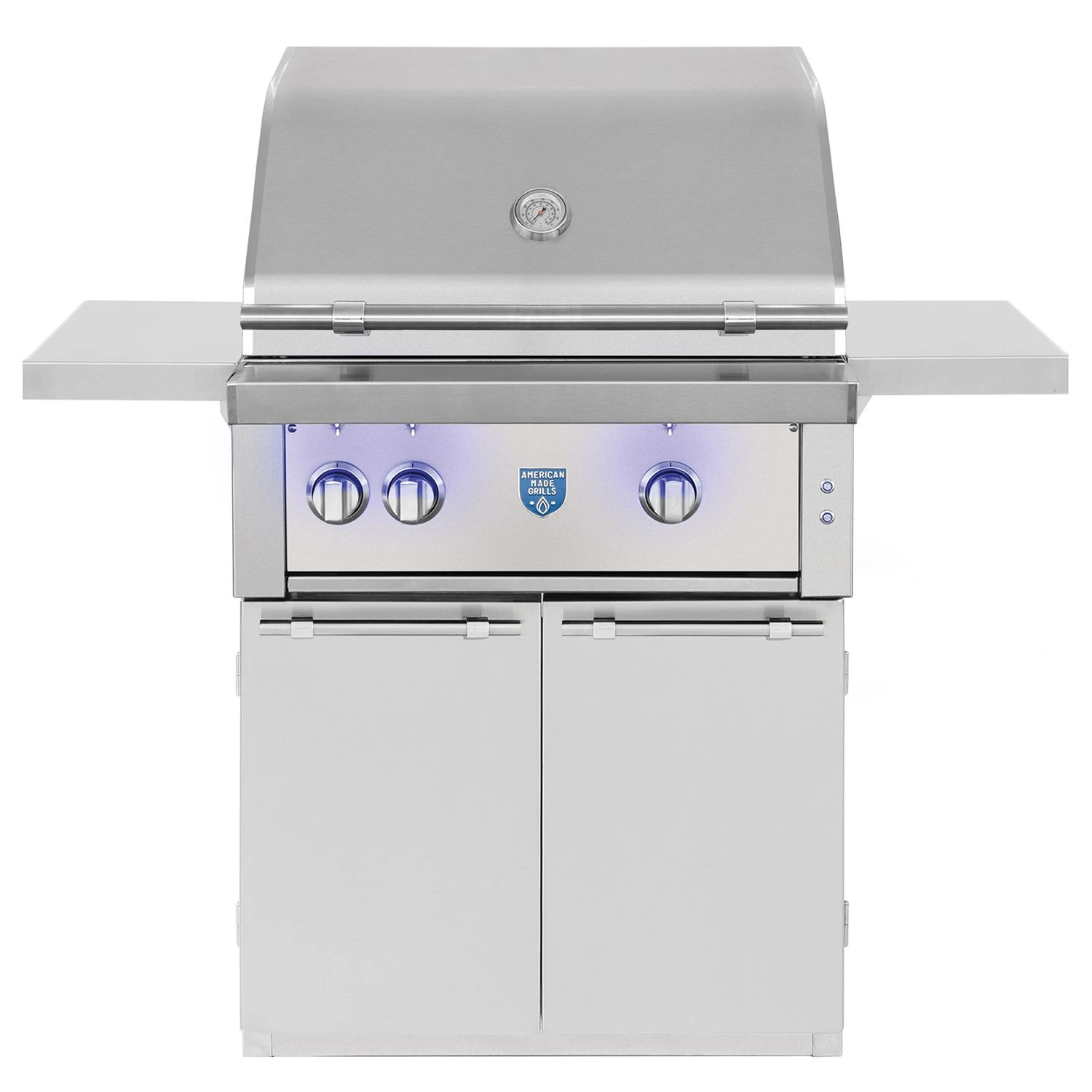 American Made Grills AMG-EST30-CART Estate 30-Inch Gas Grill With Infrared Searing Burner And Rotisserie Kit On Cart 1 American Made Grills AMG-EST30-CART Estate 30-Inch Gas Grill With Infrared Searing Burner And Rotisserie Kit On Cart