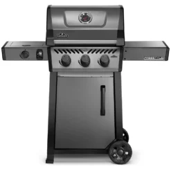 Napoleon F365DSBPGT-ECP Freestyle 365 Gas Grill On Cart With Side Range Burner, Propane