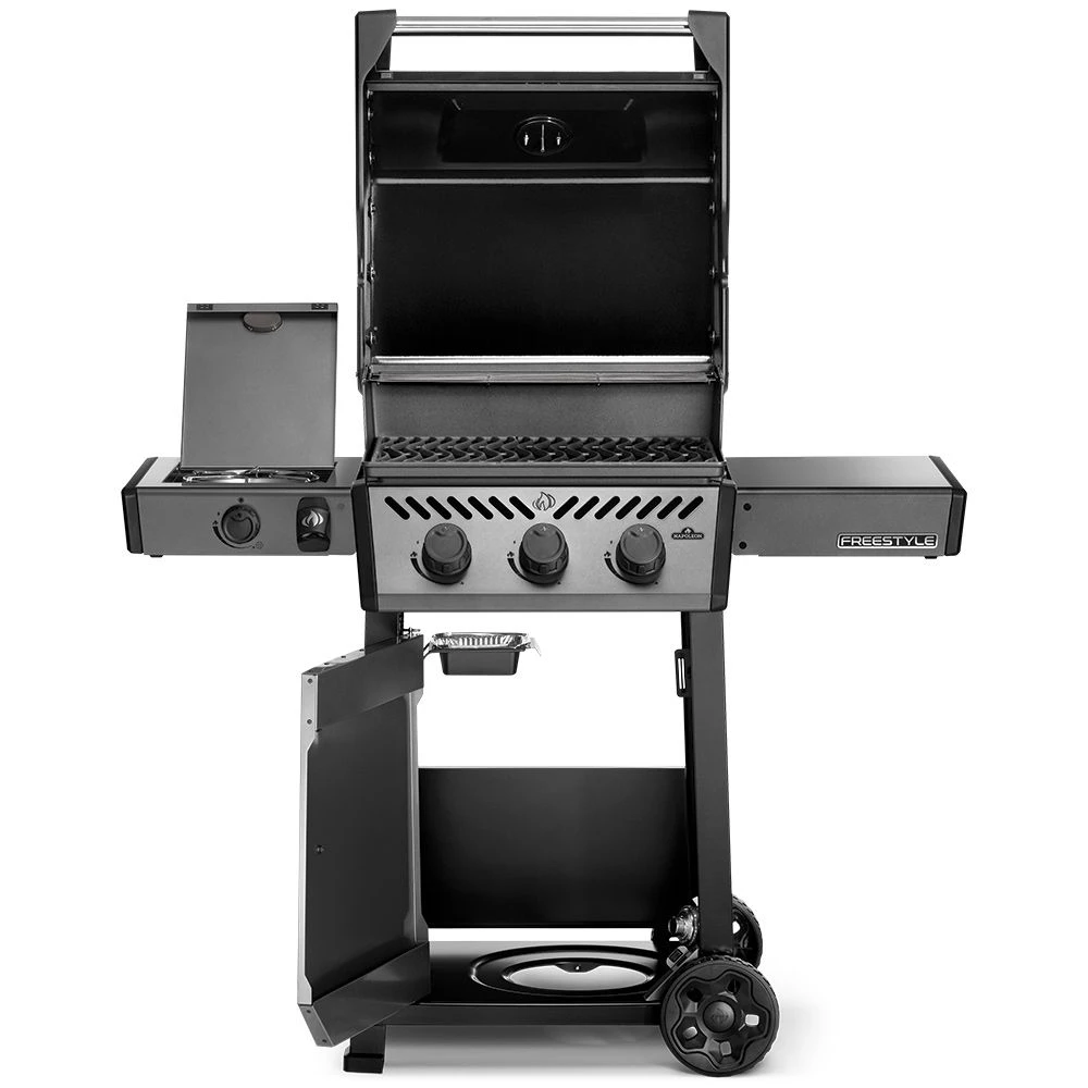 Napoleon F365DSBPGT-ECP Freestyle 365 Gas Grill On Cart With Side Range Burner, Propane 2 Napoleon F365DSBPGT-ECP Freestyle 365 Gas Grill On Cart With Side Range Burner, Propane - Image 2