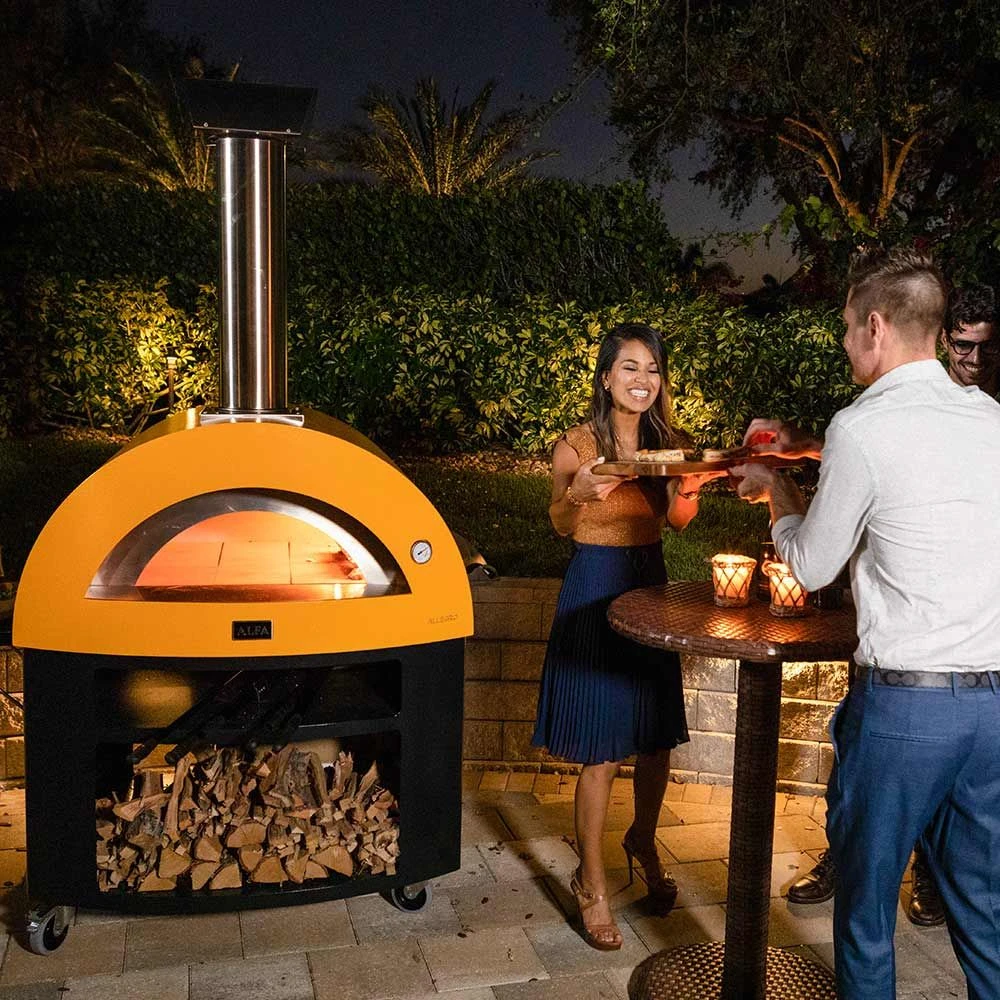 Alfa FXALLE-CART Allegro 39-Inch Freestanding Wood-Fired Pizza Oven 2 Alfa FXALLE-CART Allegro 39-Inch Freestanding Wood-Fired Pizza Oven - Image 2