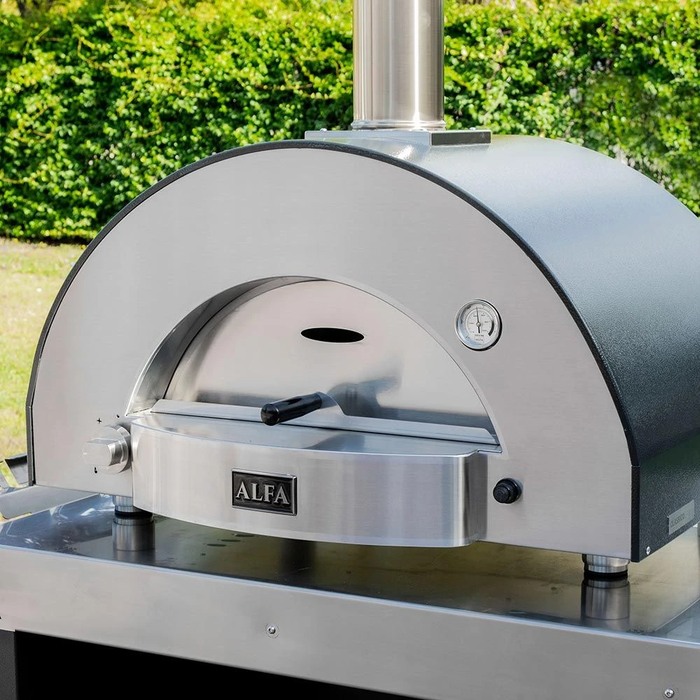 Alfa 2 Pizze 38-Inch Ardesia Gray Countertop Gas Pizza Oven 4 Alfa 2 Pizze 38-Inch Ardesia Gray Countertop Gas Pizza Oven - Image 4