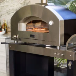 Alfa FXSTONE Stone Large 39-Inch Countertop Wood-Fired Pizza Oven -Kitchen Grill Shop fxft 4p msb u d 12 22