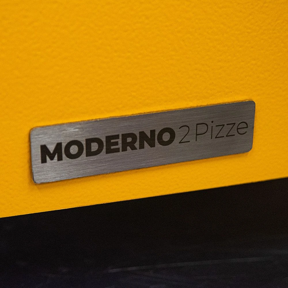 Alfa 2 Pizze 38-Inch Gas Pizza Oven On Black Cart 4 Alfa 2 Pizze 38-Inch Gas Pizza Oven On Black Cart - Image 4