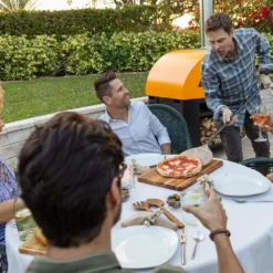 Alfa 5 Pizze 47-Inch Gas Pizza Oven On Black Cart -Kitchen Grill Shop fxmd 5p mgia u e 04 23