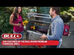 Bull BG-88000 30-Inch Bison Premium Freestanding Charcoal Grill -Kitchen Grill Shop g0mtaNeNkLA 1