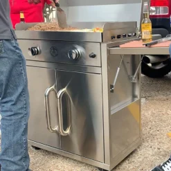 Le Griddle Freestanding Cart For Ranch Hand Griddles -Kitchen Grill Shop gfcart75 f 05 23