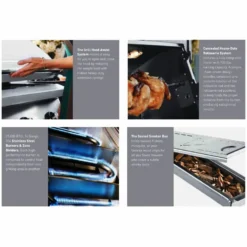 Twin Eagles TEBQ54-C 54-Inch Gas Grill On Cart With Drawers And Door -Kitchen Grill Shop grill features b 1