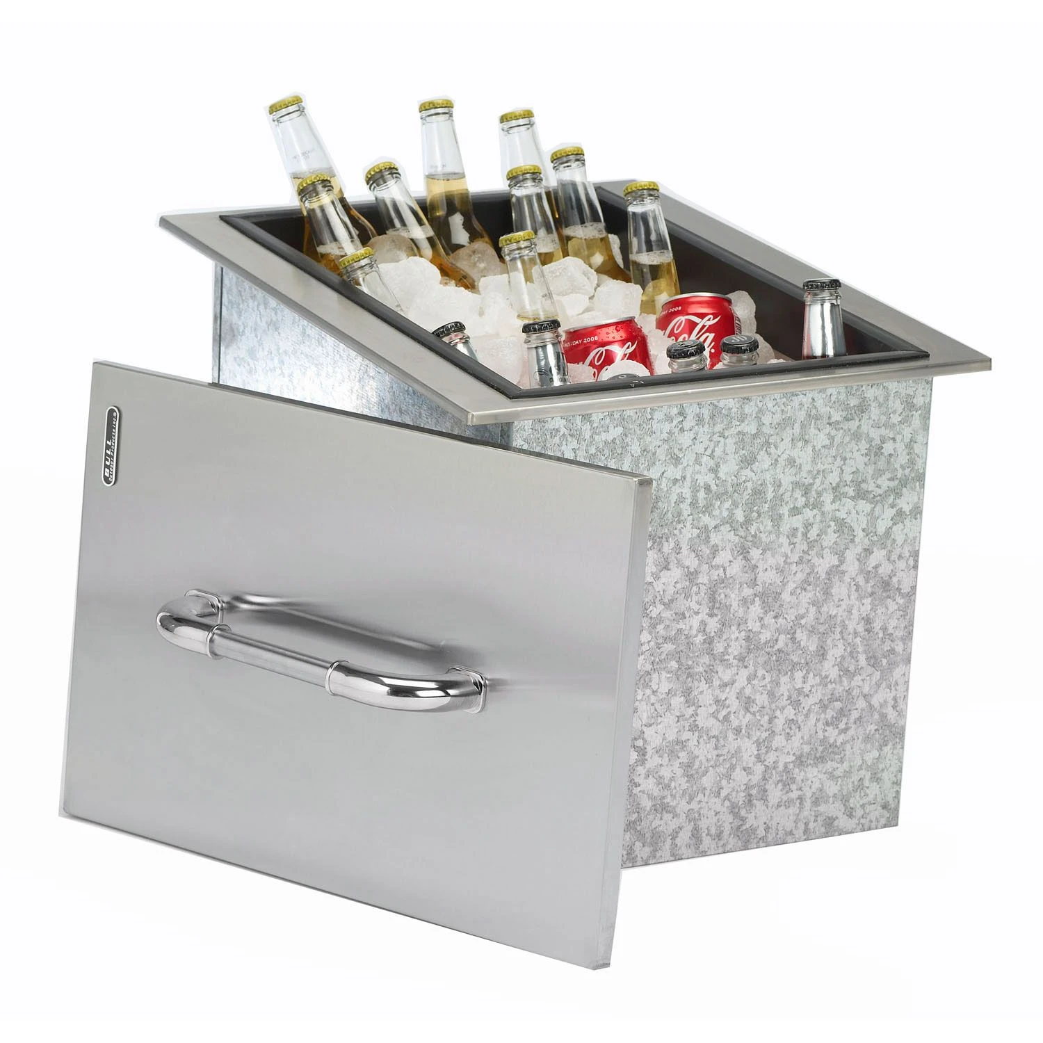 Bull BG-00002 Stainless Steel Drop-In Ice Chest, 16.75x20.25-Inches 1 Bull BG-00002 Stainless Steel Drop-In Ice Chest, 16.75x20.25-Inches
