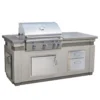 American Outdoor Grill L-Series Outdoor Kitchen Island With 30NBL Built-In Grill, Natural Gas