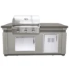 American Outdoor Grill T-Series Outdoor Kitchen Island With 30NBT-00SP Built-In Grill, Natural Gas
