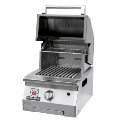 Solaire SOL-IRBQ-15GIR-LP Accent Single Burner Infrared Portable Grill With Warming Rack, Propane