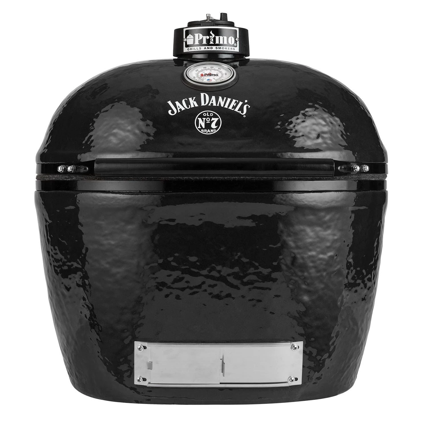 Primo CXLHJ Jack Daniel's Edition Extra Large Oval Ceramic Charcoal Kamado Grill Head