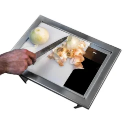 Saber K00AA6518 Stainless Steel Trash Chute, 14x16.5-Inches -Kitchen Grill Shop k00aa6518 b 02 20