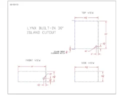 Lynx L30AG Asado Built-In Gas Grill, 30-Inch 11 Lynx L30AG Asado Built-In Gas Grill, 30-Inch -Kitchen Grill Shop l30ag specs b