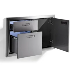 Lynx LSA36-4 Ventana Access Door And Double Drawer Combo, 36x23-Inch -Kitchen Grill Shop lsa36 4 d 02 20
