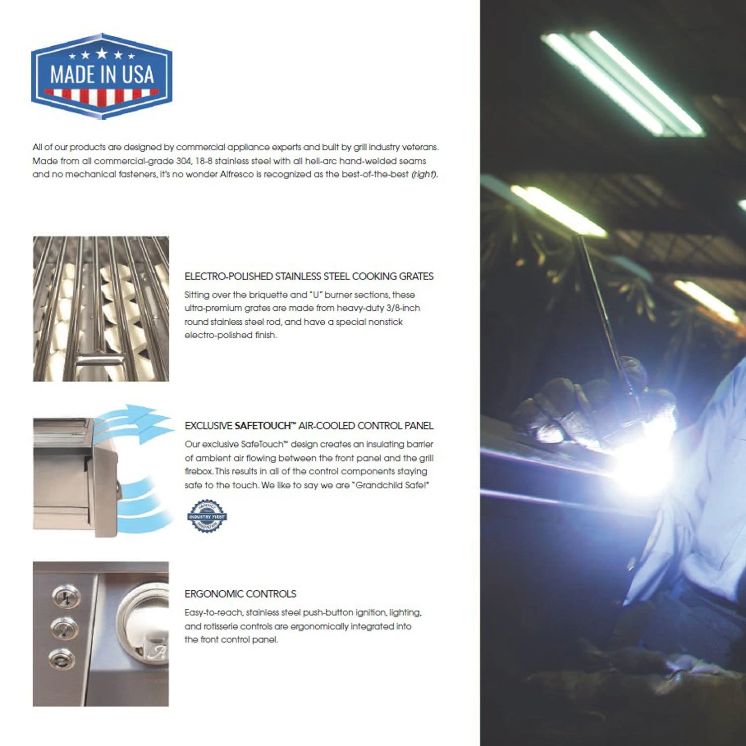 Alfresco ALXE-56BFG Built-In Grill, 56-Inch 3 Alfresco ALXE-56BFG Built-In Grill, 56-Inch - Image 3