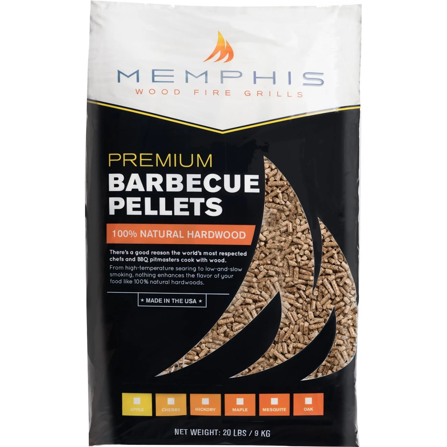 Memphis Grills MGPECAN All-Natural Wood Pellets, Pecan 1 Memphis Grills MGPECAN All-Natural Wood Pellets, Pecan