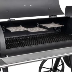 Oklahoma Joe's OKJ-21202124 Anthem Series Longhorn Reverse Flow Offset Smoker -Kitchen Grill Shop okj 21202124 d 05 21